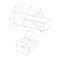 Monarch Specialties Tv Stand, 48 Inch, Console, Storage Drawer, Living Room, Bedroom, Laminate, Brown I 2611 - alternate 5